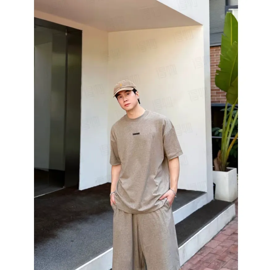 🦋 、Hot Sale🦋 70 【 】Fear of God Essentials SS 25 Classic Hoodie Same Style 2025 Size：XS-XL ： Heather Stone Brown TIMBER Homestad Heather Black JET BLACK